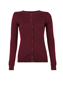 Ženski bazni džemper dugih rukava od 100% pamuka sa dugmićima Tiffany Production