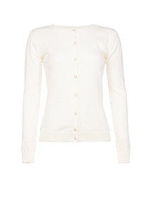 Ženski bazni džemper dugih rukava od 100% pamuka sa dugmićima Tiffany Production