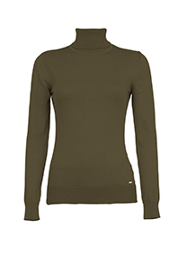 Bazna ženska rolka dugih rukava sa rebrastom porubom Tiffany Production