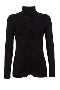 Tiffany Production Ženska rolka sa cvetnim ukrasima i naborima