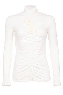 Ženska rolka sa cvetnim ukrasima i naborima Tiffany Production