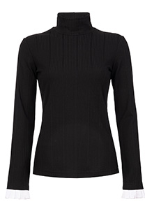 Tiffany Production Ženska rebrasta rolka dugih rukava