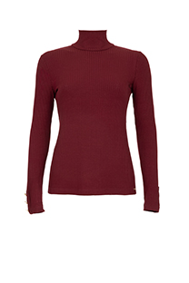 Rebrasta ženska rolka sa dugmićima na rukavima Tiffany Production