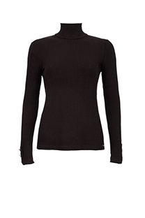 Rebrasta ženska rolka sa dugmićima na rukavima Tiffany Production