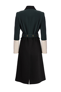 Ženski kontrastni kaput dugih rukava Tiffany Production