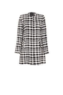 Tiffany Production Ženski kaput sa džepovima i metalnim dugmićima