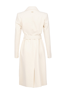 Ženski kaput dugih rukava na preklop sa kaišem Tiffany Production