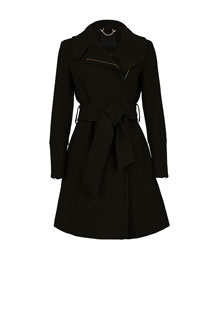 Ženski kaput na preklop sa rajsferšlus kopčanjem Tiffany Production