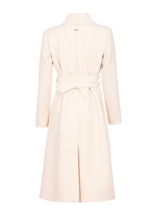 Midi kaput dugih rukava sa ukrasnim dugmićima i kaišem Tiffany Production