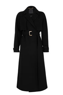 Moderni ženski midi kaput sa kaišem  Tiffany Production