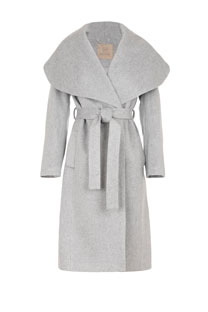 Ženski kaput sa naglašenom kragnom i pojasom Tiffany Production