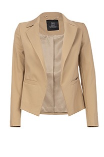 Ženski kratki sako bez kopčanja sa kragnom i reverima Tiffany Production