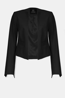Tiffany Production Kratki elegantni sako bez revera