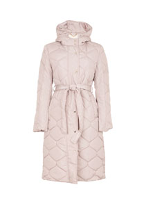 Tiffany Production Ženska prošivena jakna sa kapuljačom i džepovima