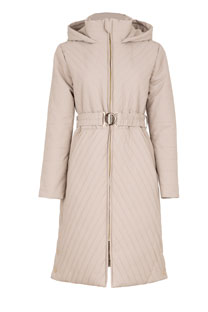 Prošivena jakna sa kapuljačom i kaišem Tiffany Production