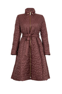 Elegantna prošivena jakna sa pojasom Tiffany Production