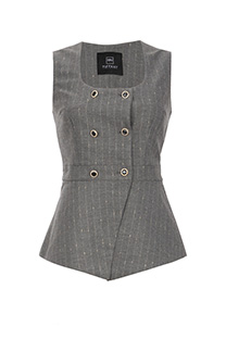 Ženski prsluk bez rukava sa svetlucavim nitima Tiffany Production