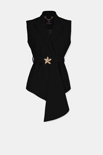 Elegantni prsluk sa pojasom Tiffany Production