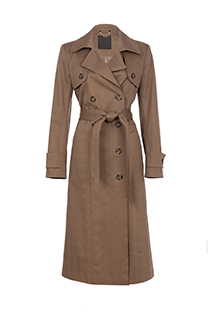 Ženski midi mantil sa kaišem i kopčanjem na preklop Tiffany Production