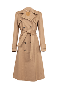 Ženski midi mantil sa kaišem i kopčanjem na preklop Tiffany Production