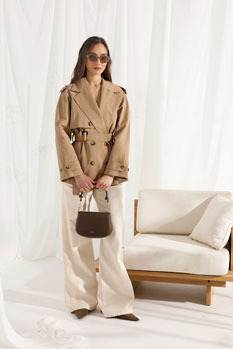 Kratki ženski mantil Tiffany Production