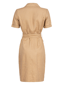 Haljina od lana na kopčanje Tiffany Production