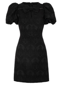 Elegantna mini haljina sa puf ramenima Tiffany Production