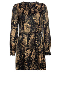 Mini haljina od viskoze sa dugim rukavima Tiffany Production