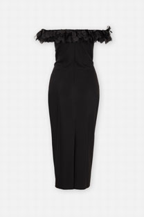 Elegantna haljina sa cvetnim detaljima Tiffany Production