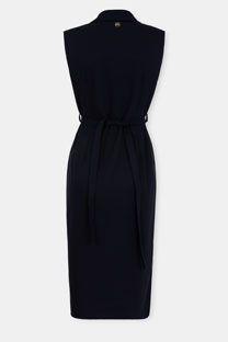 Midi haljina sa dvorednim kopčanjem Tiffany Production