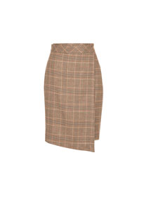 Tiffany Production Mini suknja sa dezenom i imitacijom preklopa