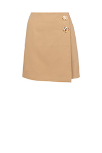 Mini suknja sa imitacijom preklopa Tiffany Production