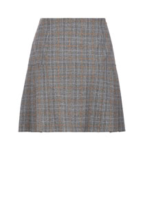 Mini karirana suknja sa ukrasnim džepovima Tiffany Production