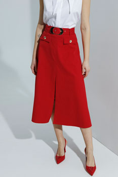 Suknja sa kaišem i zlatnim detaljima Tiffany Production