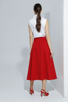 Suknja sa kaišem i zlatnim detaljima Tiffany Production