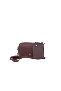 Ženska crossbody torba sa lancem i prednjim džepom Tiffany Production