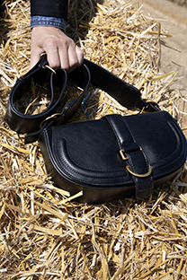 Mini ženska torbica na preklop sa metalnim kopčanjem Tiffany Production