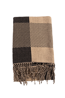 Ženska karirana ešarpa sa resama Tiffany Production