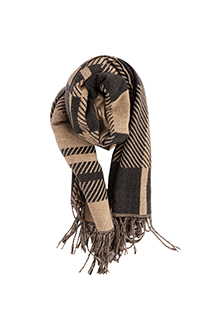 Tiffany Production Ženska karirana ešarpa sa resama