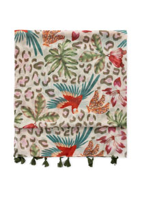 Tiffany Production Ešarpa sa egzotičnim printom