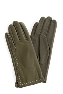 Ženske kombinovane rukavice sa nitnama Tiffany Production