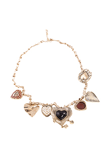 Tiffany Production Podesiva ogrlica sa kontrastnim privescima