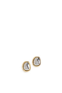 Tiffany Production Okrugle minđuše u kombinaciji zlata i srebra