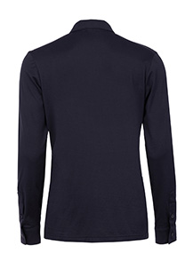 Muška jednobojna majica dugih rukava sa kragnom i kopčanjem na dugmad Tiffany Production