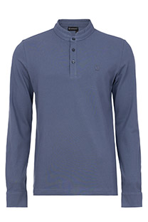 Muška majica dugih rukava od pamuka sa ruskom kragnom Tiffany Production