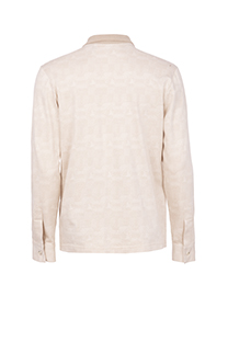 Muška pamučna majica dugih rukava sa kragnom i kopčanjem Tiffany Production