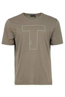 Tiffany Production Muška pamučna majica sa ukrasnom štampom