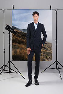 Tiffany Production Muške prugaste pantalone uskih nogavica