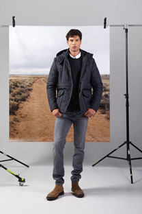 Tiffany Production Muške sive farmerke sa džepovima