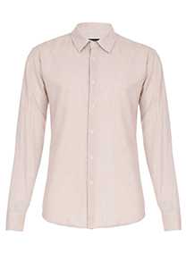 Muška košulja dugih rukava od mešavine lana i pamuka Tiffany Production